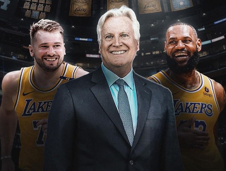 100亿美金！湖人创神级纪录，珍妮要感谢东契奇，老詹却有点尴尬